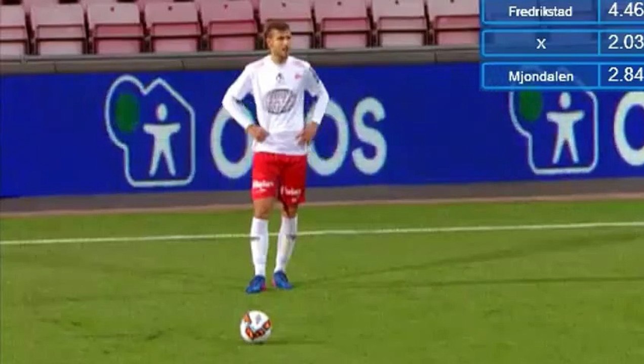 Ulrik Flo Goal HD - Fredrikstad 1-0 Mjondalen 11.04.2017