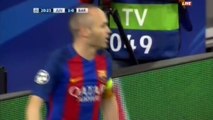 Andrés Iniesta 100% Miss HD - Juventus 1-0 Barcelona - 11.04.2017 HD