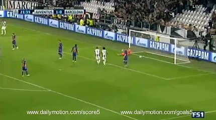 Paulo Dybala 2 nd Goal Juventus 2 - 0 Barcelona Champions League 11-4-2017