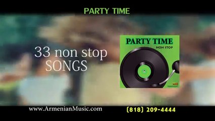 PARTY TIME NON STOP ARMENIAN MUSIC CD WITH 33 SONGS BY HAMIK G MUSIC PARSEGHIAN RECORDS 2017