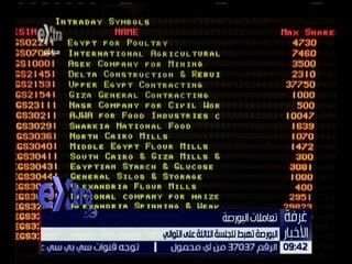 غرفة الأخبار | البورصة تهبط للجلسة الثالثة على التوالي