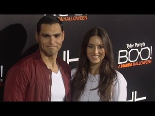 Christian Ochoa & Rebecca Valera "Boo! A Madea Halloween" Premiere Black Carpet