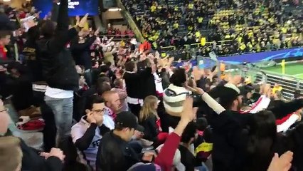 L'attitude absolument exemplaire des supporters de Monaco après les explosions à Dortmund !