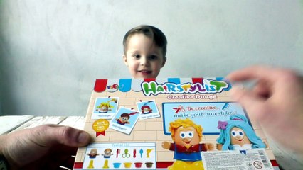 Make hair from plasticine | Open Toys | Hand dough |Делаем прически из пMластилина | Открываем игрушки | Тесто для рук |