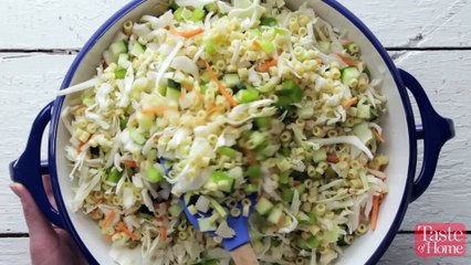 This Pasta-Packed Coleslaw Recipe is a Picnic Game-Changer