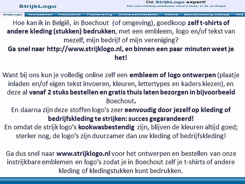 Zelf kleding bedrukken Boechout