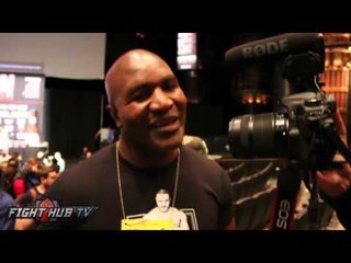Evander Holyfield on Mayweather return "You stay here for too long you're gonna lose"