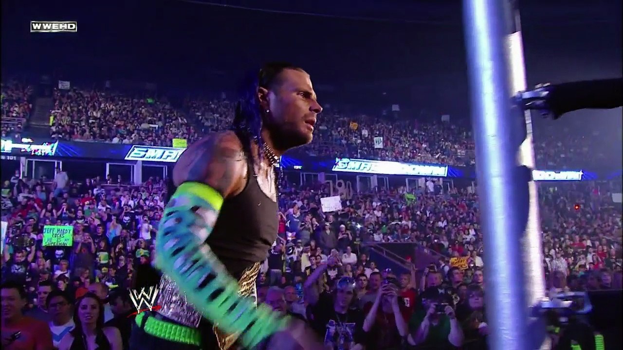 08.14.2009 WWE SMACKDOWN Jeff Hardy vs The Hart Dynasty