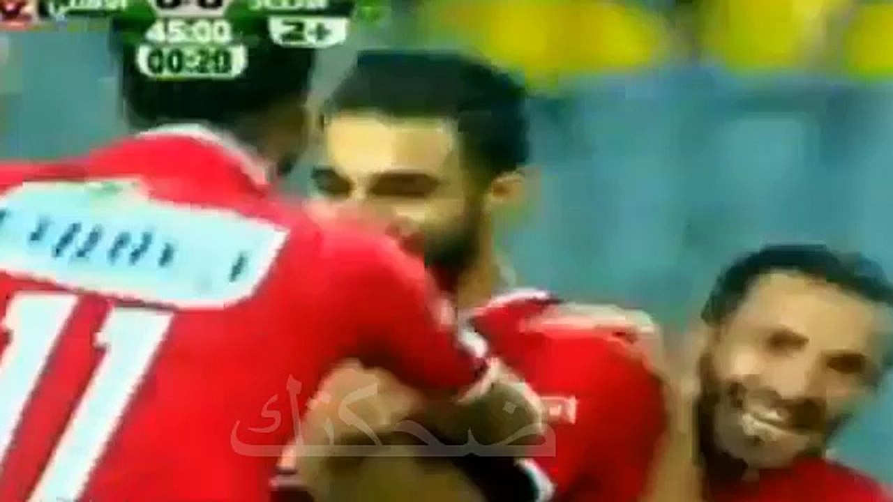 هدف مباراة الاهلى فى الاتحاد السكندرى وطلب لاعبى الاتحاد بضربة جزاء 1-0