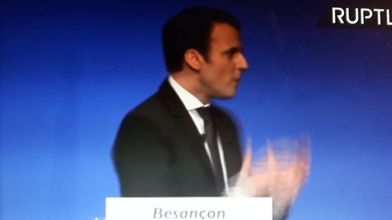 Macron à Besançon