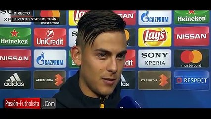 Juventus vs Barcelona 3-0 Declaraciones Paulo Dybala [Champions League] 11.04.2017