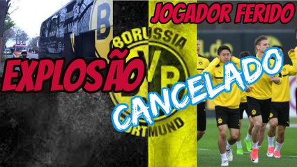 Explosões perto de ônibus do Borussia Dortmund