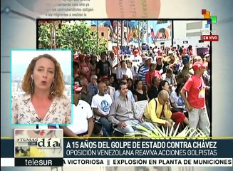 Venezuela: conmemoran los 15 años del golpe de estado contra Chávez