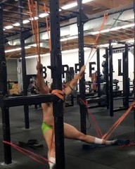 Exercising with Elastic Bands