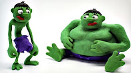 Hulk FATTY or SKINNY Superhero Workout! Overweight Hulk in Real Life Stop Motion