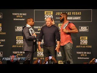 Daniel Cormier vs. Jon Jones 2 INTENSE COMPLETE Face Off video- UFC 200