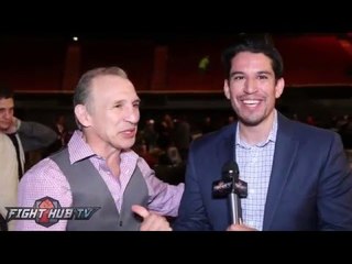 Ray Boom Boom Mancini "Canelo, why dont you take off the dress! Quit making demands!"