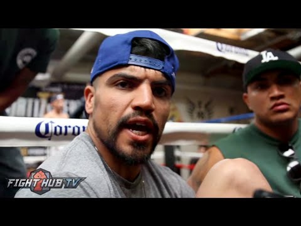 Victor Ortiz "People are full of shit! don't know what I go thru! I give the media a middle finger!
