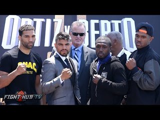 Victor Ortiz vs. Andre Berto 2 Complete Final Press Conference and Face Off video