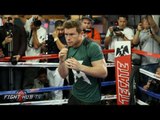 Canelo Alvarez Complete Media Workout video- Canelo vs. Khan full video