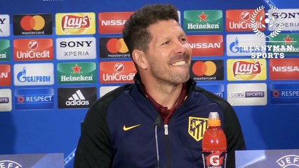 Diego Simeone Reacts To News Of Borussia Dortmund Team Bus Explosion During Press Conference