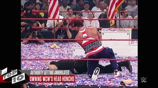 Authority Figures Getting Annihilated- WWE Top 10
