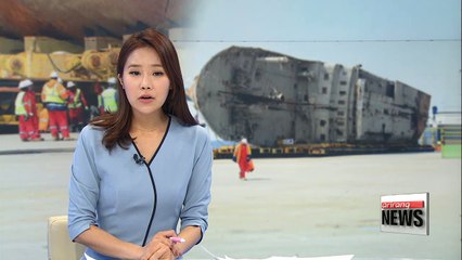 Sewol-ho ferry returns to land after 1,091 days