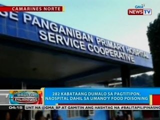 BP: 282 kabataan, nabiktima umano ng food poisoning sa isang pagtitipon sa Camarines Norte
