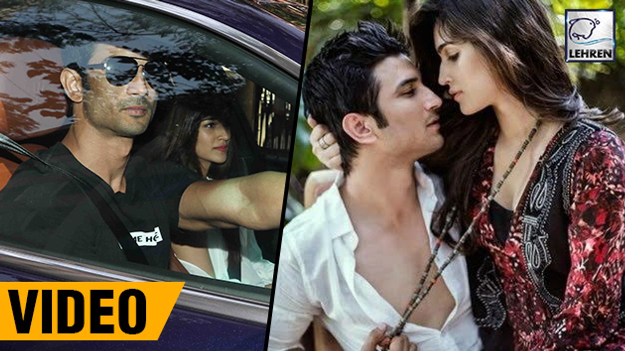 Sushant Singh Rajput And Kriti Sanon Go On A Long Drive