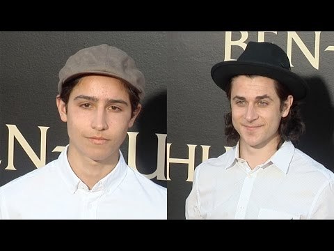 Lorenzo Henrie & David Henrie Ben-Hur Los Angeles Premiere Red Carpet