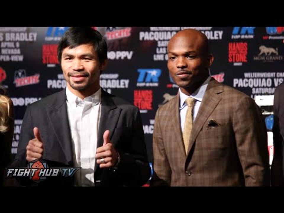Manny Pacquiao vs. Timothy Bradley 3 Complete Final Press Conference & Face Off Video