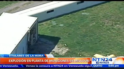Explosión en planta de municiones del Ejército de EE. UU. deja un muerto y cuatro heridos en Missouri