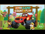 Paw Patrol Games - Nick Jr Camp Count & Play with basketball 2017, ping pong ball