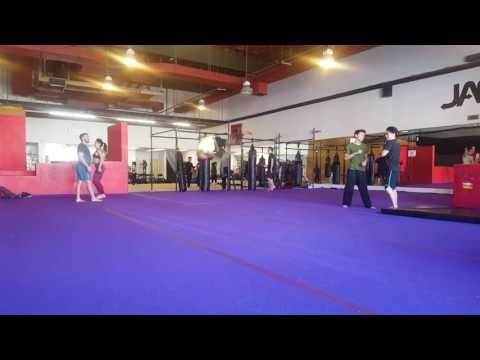 Stunt Performer Gives Viewers a Peek Into His Training