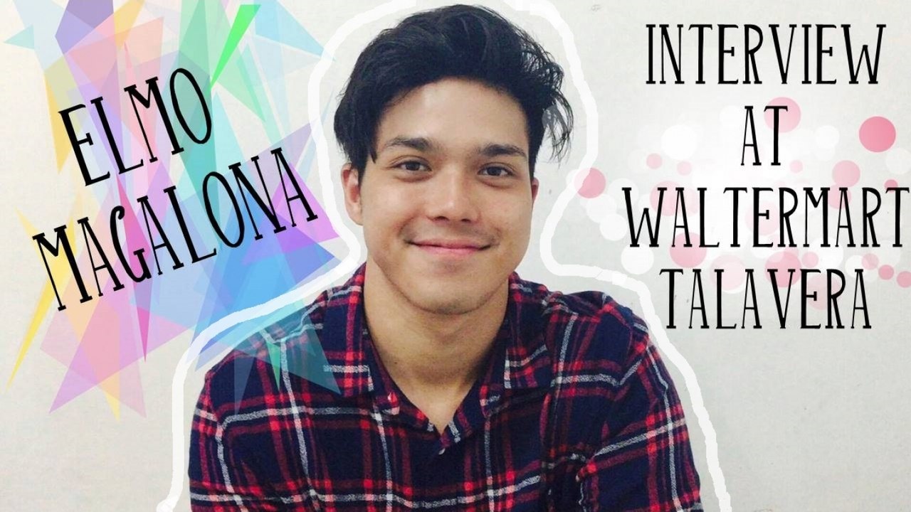 Elmo Magalona - Interview at WalterMart Talavera (04/01/17)