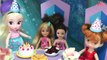 Birthday Party! Elsa and Anna celebrate with Birthday Cake, Piñata, Pass the Parcel & Bou