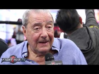 Bob Arum "With Manny's both hands Canelo would take beating that oscar took"