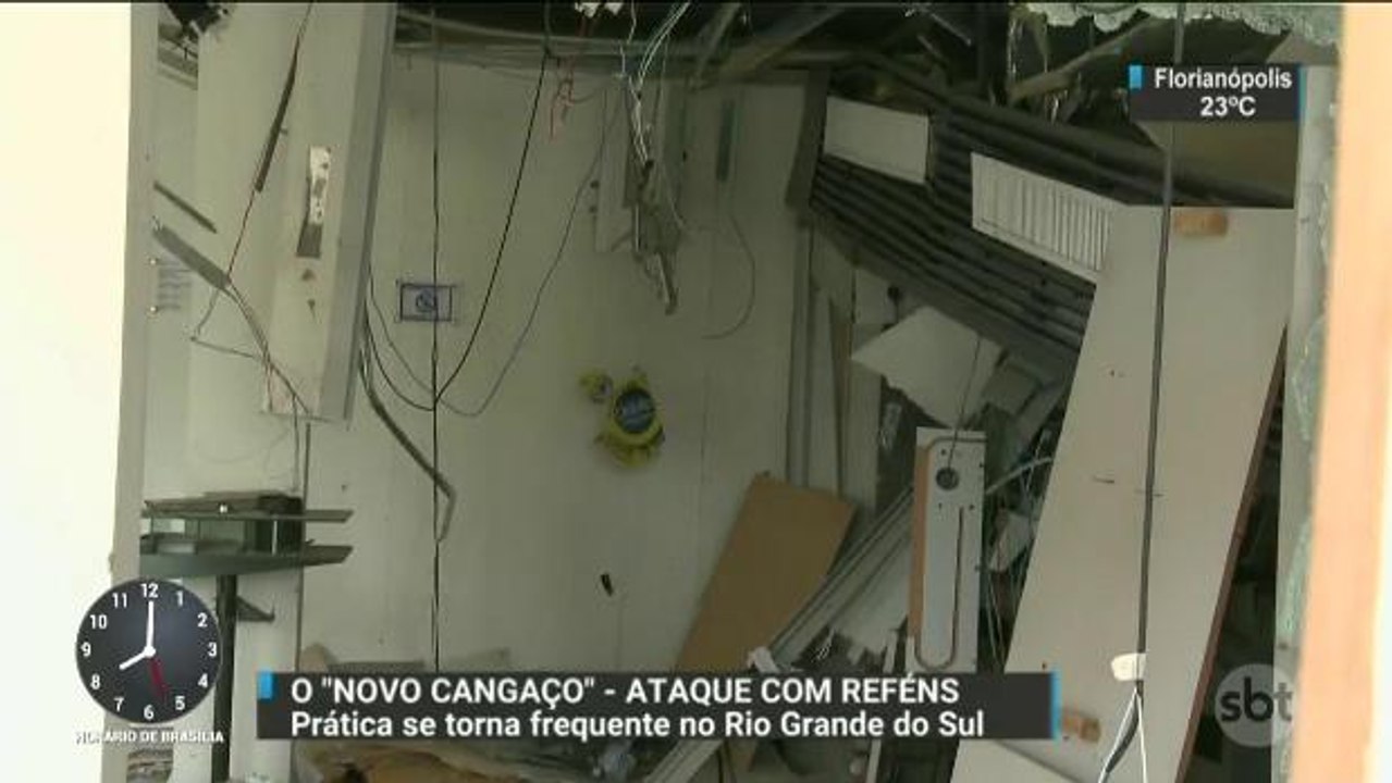 Quadrilha explode caixas eletrônicos em pequena cidade gaúcha