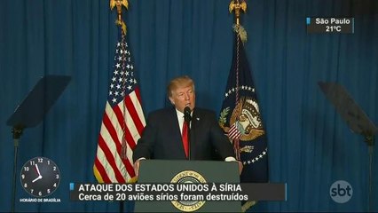Estados Unidos dizem que ataque à Síria foi uma ´retaliação proporcional´