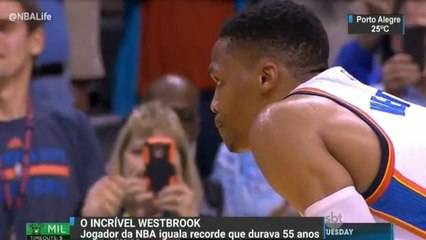 Jogador da NBA iguala recorde que durava 55 anos