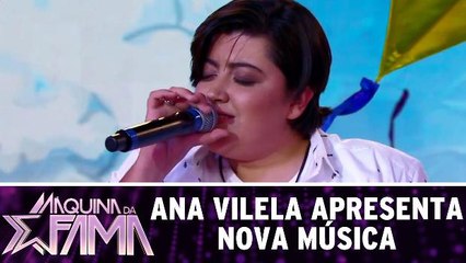 Ana Vilela canta nova música