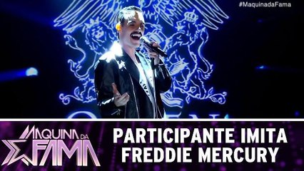 Participante interpreta Freddie Mercury