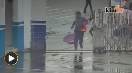 Peragut tersilap lari 'masuk' balai polis