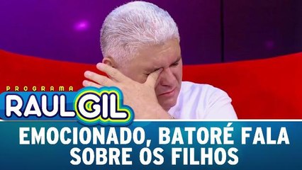 Emocionado, Batoré fala sobre os filhos - 08.04.17