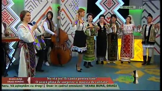 Mihaela Enciu Toma - Pe la noi in sarbatori (Seara buna, dragi romani! - ETNO TV - 15.04.2016)