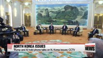 Trump and Xi hold phone talks on N. Korea issues