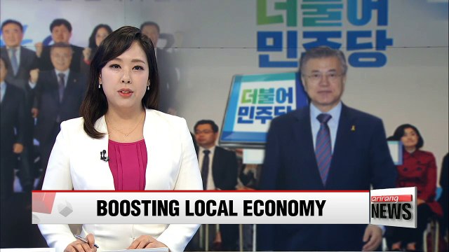 Moon Jae-in campaigns in home region of Gyeongsangnam-do