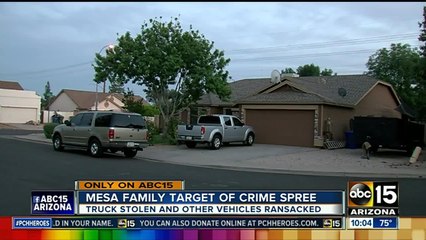 Truck stolen from Mesa home ends up in US 60 crash