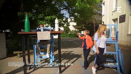 Michel Cymès et Adriana Karembeu se mettent dans la peau d'enfants de 2ans ! Regardez