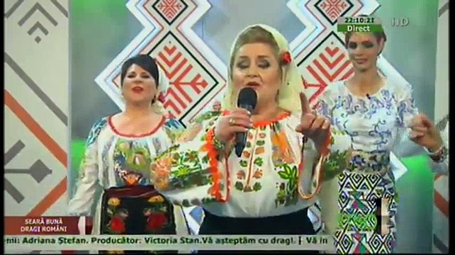 Geta Postolache - Hai, badita-n joc (Seara buna, dragi romani! - ETNO TV - 22.03.2016)